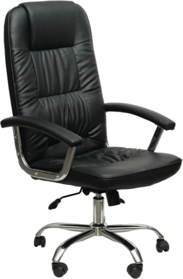 Изображение товара Кресло офисное King Style ATL-1 Asante Chrome (экокожа черный)