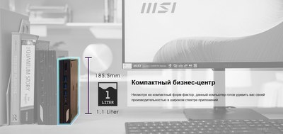 Неттоп MSI Pro DP10 12M-221RU (9S6-B0A622-221)