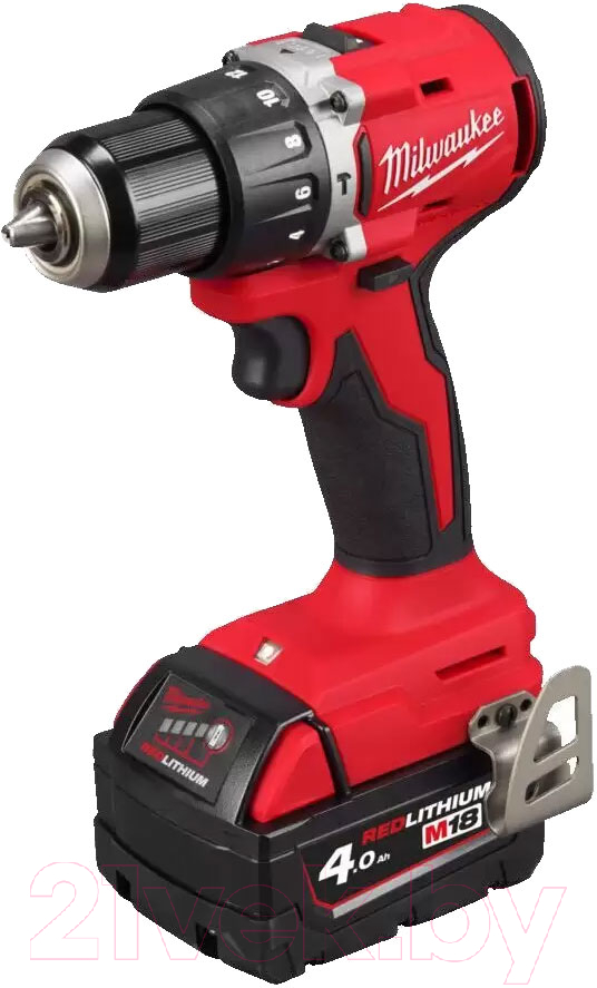 Аккумуляторная дрель-шуруповерт Milwaukee M18 BLPDRC-402C / 4933492824