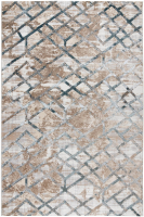 Ковер Radjab Carpet Бьянка Прямоугольник K551B / 7673RK-B (1.6x3, Cream Shirink/Blue Fdy) - 