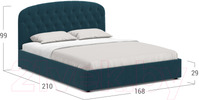 Купить Двуспальная кровать Moon Family 1252 / MF010353 в Жодино