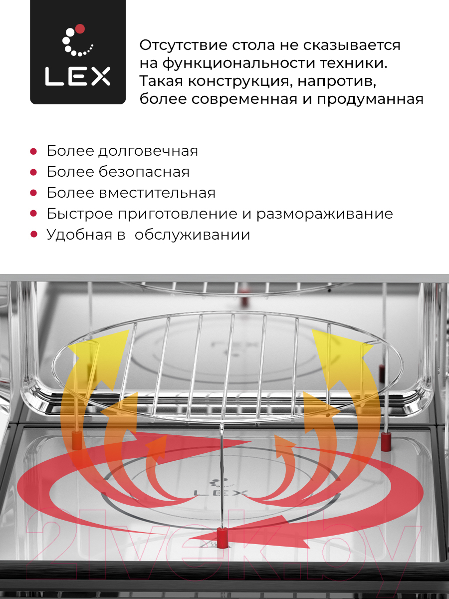 Микроволновая печь Lex BIMO 25.03 Inox / CHVE000011