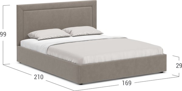 Купить Двуспальная кровать Moon Family 1258 / MF011041 в Бобруйске