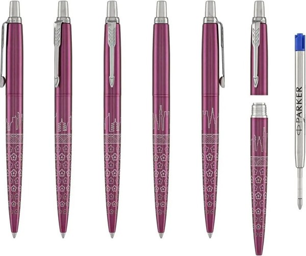Ручка шариковая имиджевая Parker Jotter Global Icons SE Tokyo K179 / 2198195 (розовый)