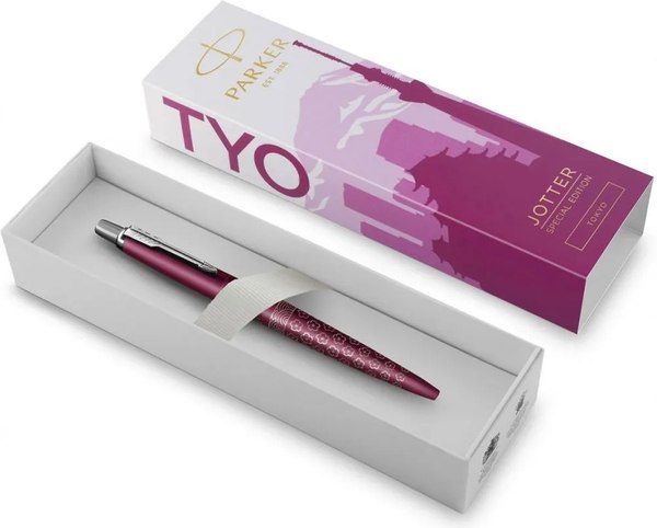 Ручка шариковая имиджевая Parker Jotter Global Icons SE Tokyo K179 / 2198195 (розовый)