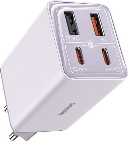 Зарядное устройство сетевое Baseus GaN6 Pro 65W EU / P10162701533-00 (Star Purple)