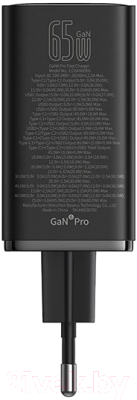 Зарядное устройство сетевое Baseus P10162701113-00 (Cluster Black)