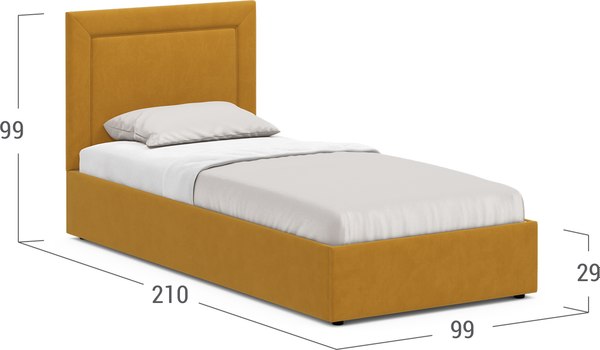 Купить Односпальная кровать Moon Family 1258 / MF011166 в Бобруйске