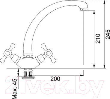 Смеситель Franke Ambra 115.0027.877