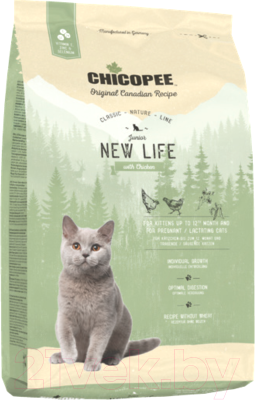 Сухой корм для кошек Chicopee CNL New Life (1.5кг)