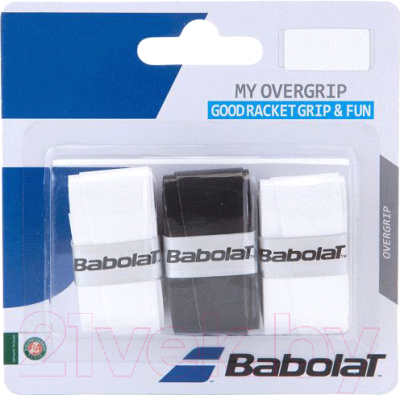 Овергрип Babolat My Overgrip X3 / 653045-145 (3шт, черный/белый)