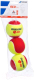 Набор теннисных мячей Babolat Red / 501036 (3шт, желтый/красный) - 