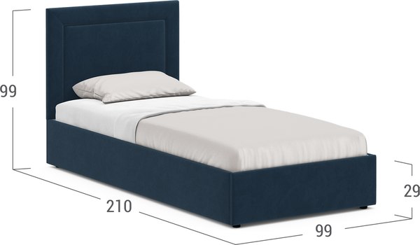 Купить Односпальная кровать Moon Family 1258 / MF011076 в Бобруйске