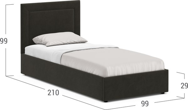 Купить Односпальная кровать Moon Family 1258 / MF011086 в Бобруйске