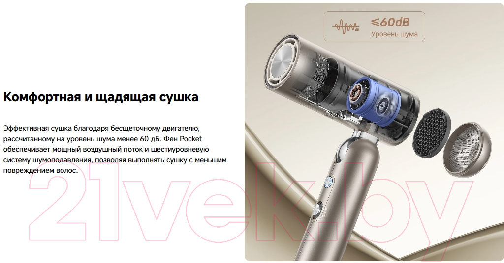 Фен Dreame Hairdryer Pocket / AHD51