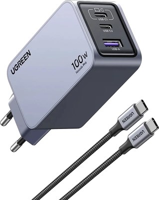 Зарядное устройство сетевое Ugreen X757 / 25874 (серый) - 