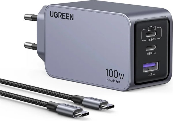 Зарядное устройство сетевое Ugreen X757 / 25874 (серый)