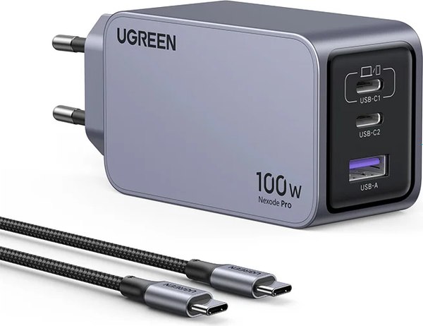 Зарядное устройство сетевое Ugreen X757 / 25874 (серый)