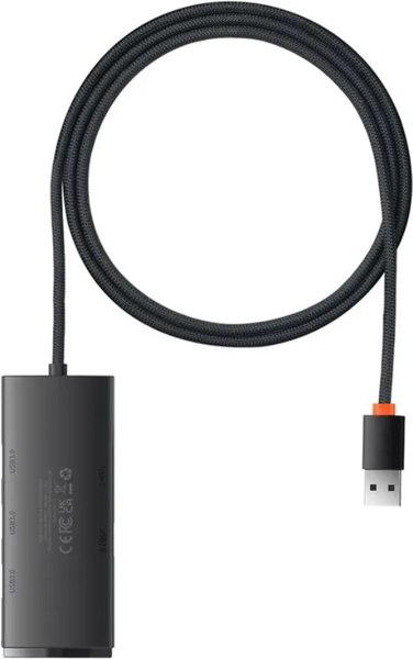 USB-хаб Baseus Lite Series / WKQX030101 (черный)