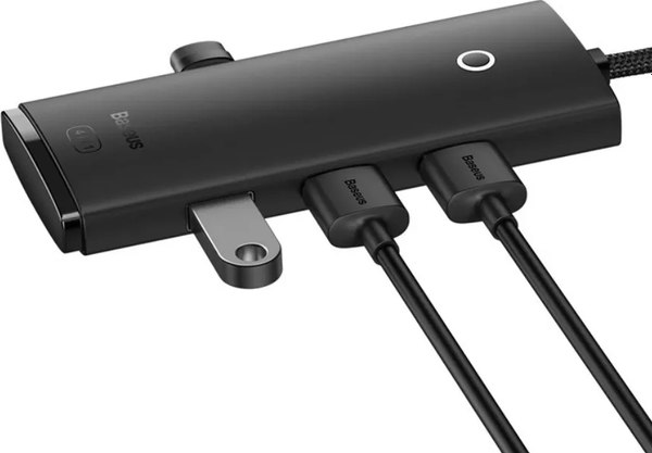 USB-хаб Baseus Lite Series / WKQX030101 (черный)