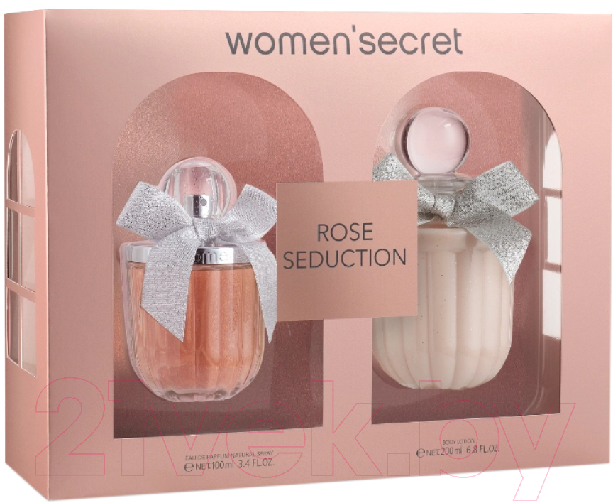 Парфюмерный набор Women'secret Rose Seduction Парфюмерная вода 100мл+Лосьон для тела 200мл