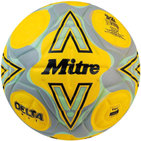 Футбольный мяч Mitre Delta One 24 / 5-B01787C60 (размер 5, желтый/серый) - 