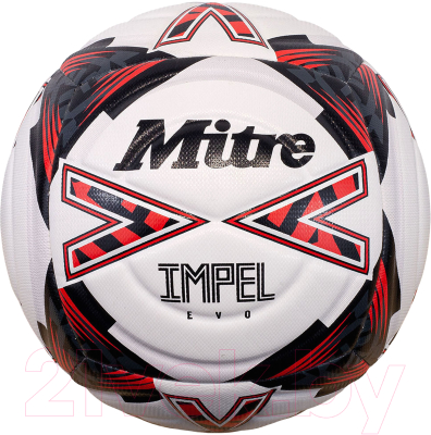 Футбольный мяч Mitre Impel Evo 24 / 5-B01790C29 (размер 5, белый/красный)