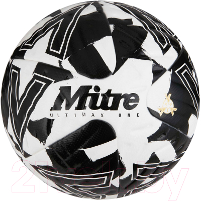 Футбольный мяч Mitre Ultimax One / 5-B0152B99 (размер 5, белый/черный)