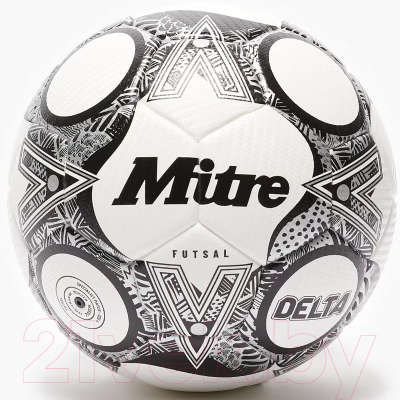 Мяч для футзала Mitre Delta Futsal 24 / 5-B01820C74 (размер 4, белый/черный)