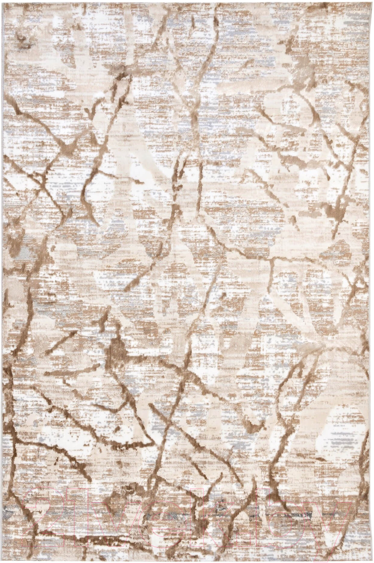Ковер Radjab Carpet Бьянка Прямоугольник D059A / 7619RK-B (2x2.9, Cream Shirink/Vizon Fdy)