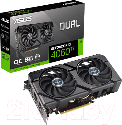 Видеокарта Asus DUAL-RTX4060TI-O8G-EVO