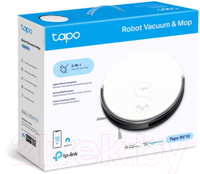 Робот-пылесос TP-Link Tapo RV10 ( белый/черный)