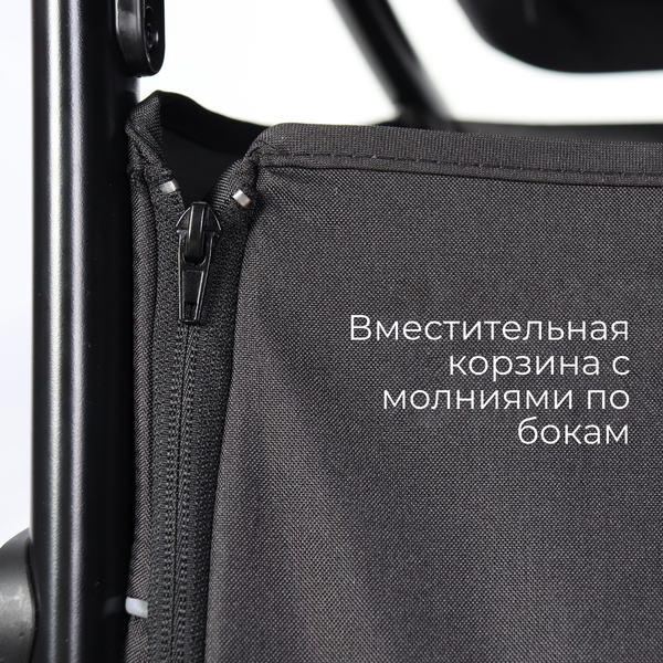 Детская прогулочная коляска Bubago Model Bass / 133-CH-4 (черный)