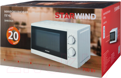 Изображение товара Микроволновая печь StarWind SMW3920 (белый)
