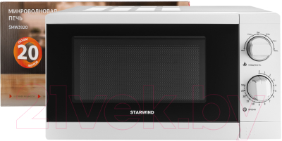 Изображение товара Микроволновая печь StarWind SMW3920 (белый)