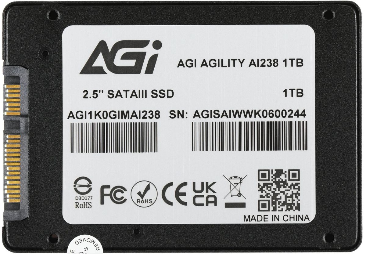 SSD диск AGI AI238 1TB (AGI1K0GIMAI238)