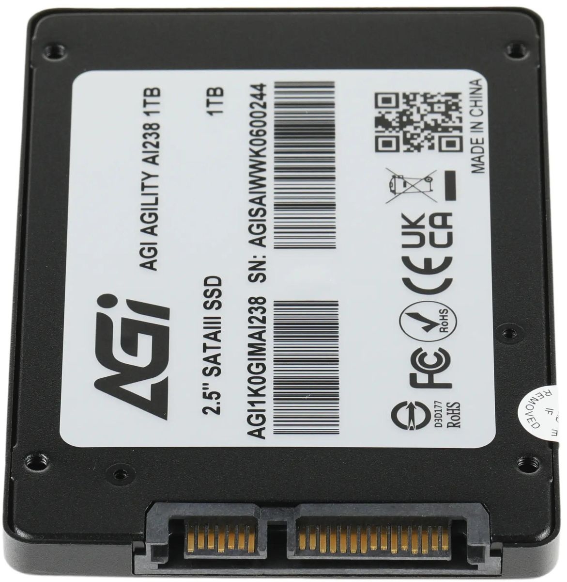 SSD диск AGI AI238 1TB (AGI1K0GIMAI238)