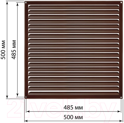 Решетка вентиляционная TDM SQ1807-0743