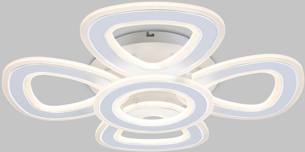Люстра Ambrella FA8925/4+1 WH/CH (белый/хром)