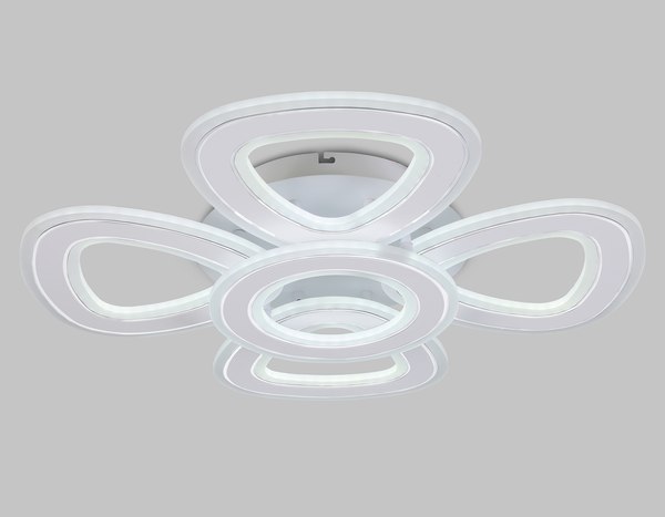 Люстра Ambrella FA8925/4+1 WH/CH (белый/хром)