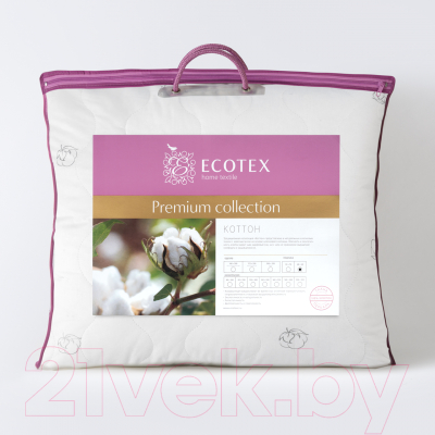 Подушка для сна ECOTEX Коттон 68x68 / ПК77