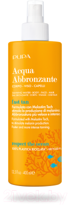 Спрей после загара Pupa Tanning Water для тела, лица и волос (400мл)