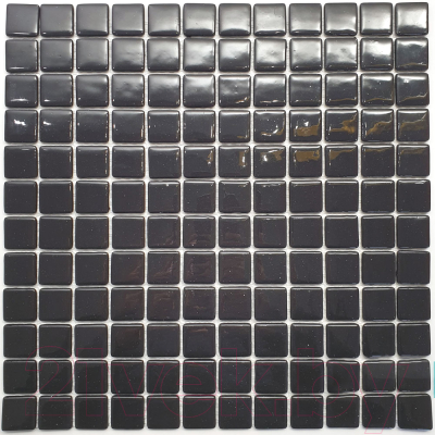 Комплект мозаики Gidrostroy Glass Mosaic QN-007 (317x317, черный, 5шт)