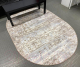Миниатюра изображения товара Ковер Radjab Carpet Бьянка Овал D057A / 8796RK-B (2x2.9, Cream Shirink/Vizon Fdy)