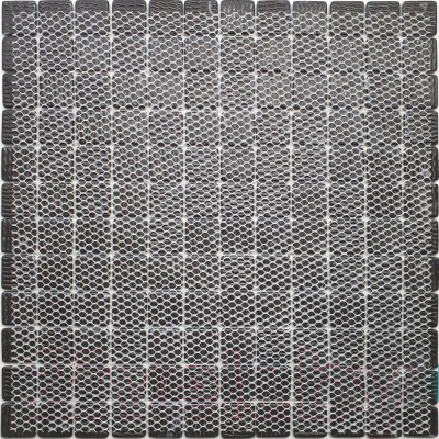 Комплект мозаики Gidrostroy Glass Mosaic L-007 (317x317, черный, 5шт)