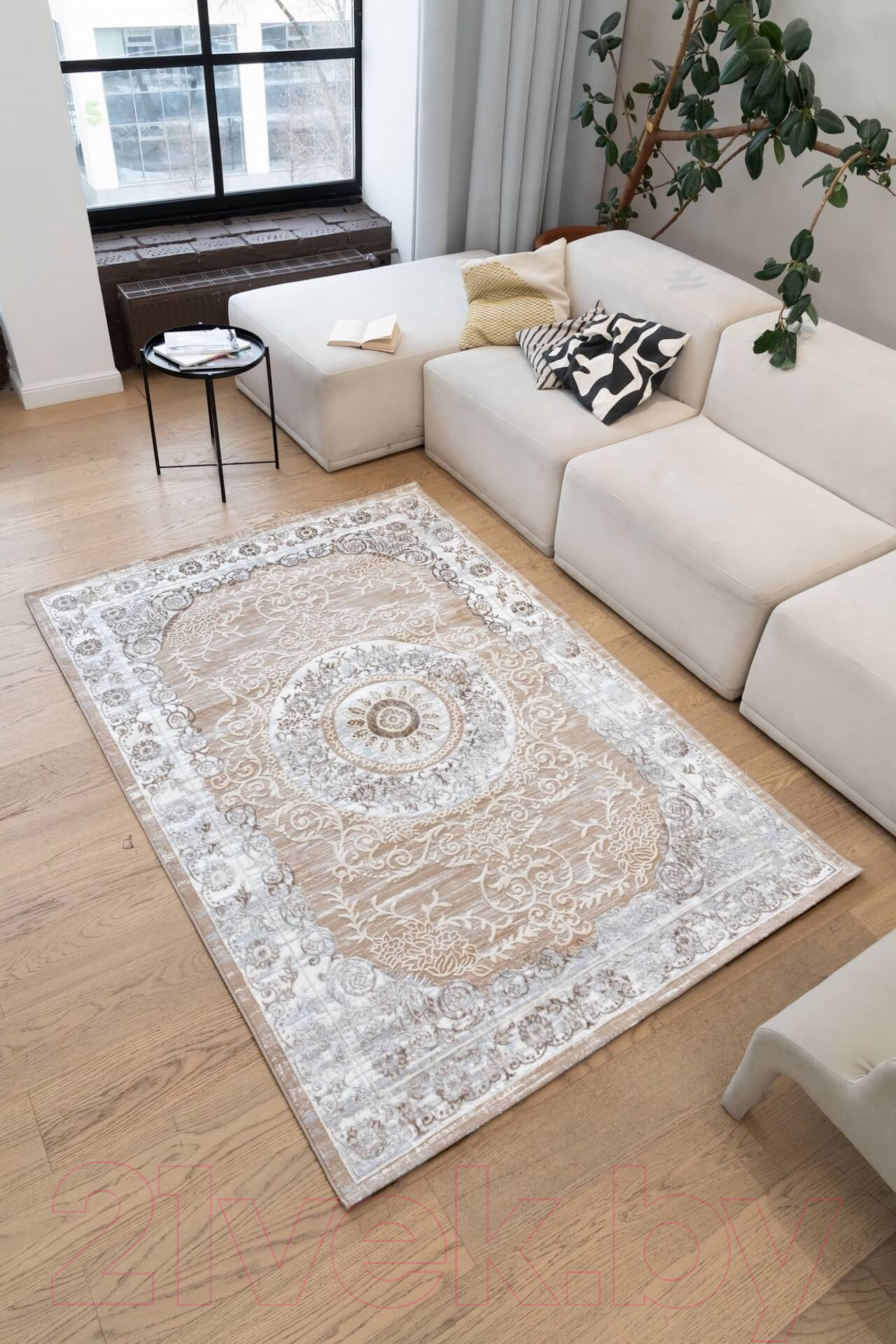 Ковер Radjab Carpet Бьянка Прямоугольник D026A / 8484RK-B