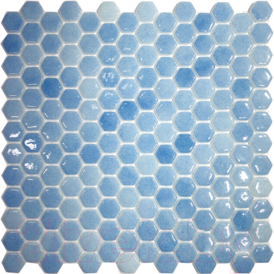 Комплект мозаики Gidrostroy Glass Mosaic TN-011 (300x300, светло-голубой, 5шт)