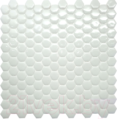 Комплект мозаики Gidrostroy Glass Mosaic TN-004 (300x300, белый, 5шт)