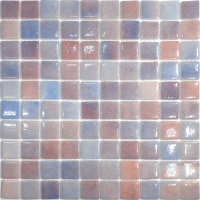 Комплект мозаики Gidrostroy Glass Mosaic QB-111 (310x310, сиреневый, 5шт) - 