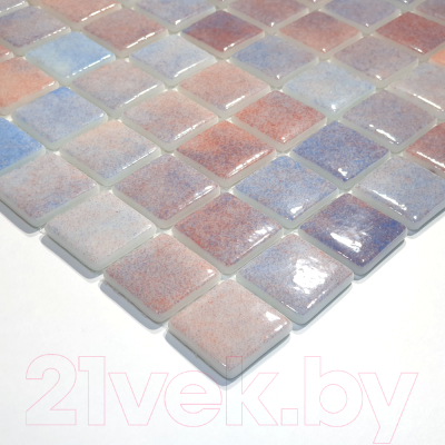 Комплект мозаики Gidrostroy Glass Mosaic QB-111 (310x310, сиреневый, 5шт)